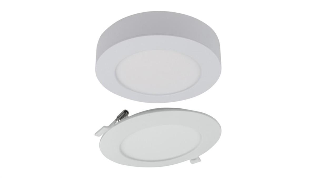 Oprawa downlight CCT 2w1 z ramka 12W 1100lm IP20 okrągły biały EC61080