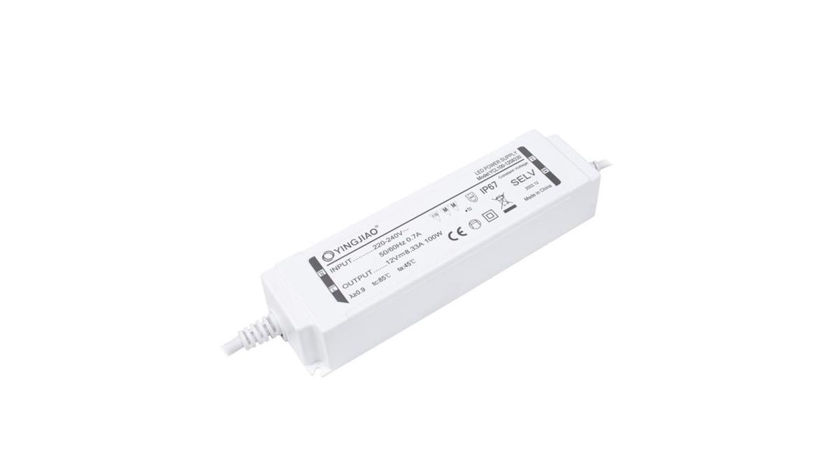 Zasilacz stałonapięciowy LED Yingjiao YCL100 12V 8,33W 100W IP67