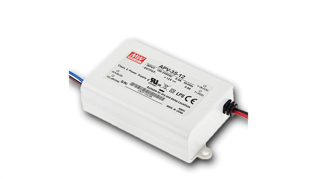 Zasilacz led Mean Well APV-35-12 35W ip20 12VDC 3A