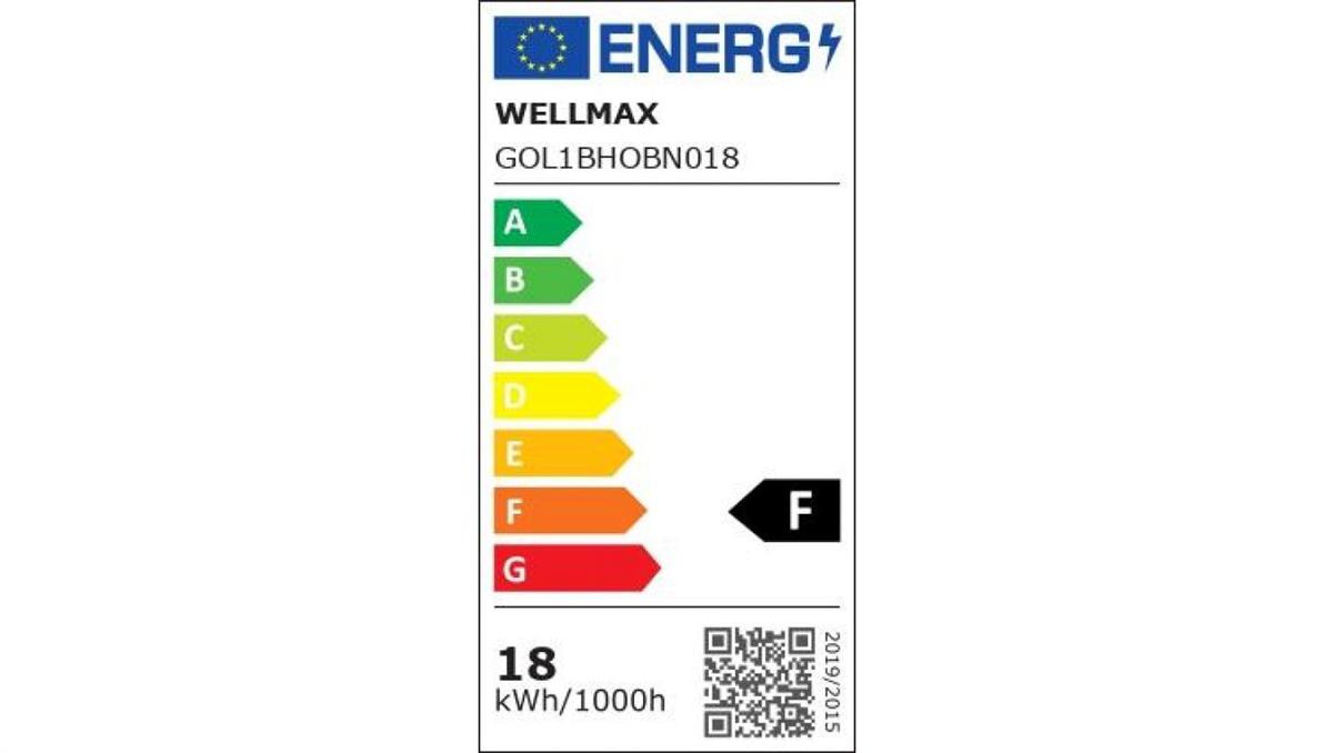 Lampa LED Bulkhead Owalny Czarny 18W 92lm/W 1650lm IP54 Neutralna 4000K SAMSUNG / GOL1BHOBN018
