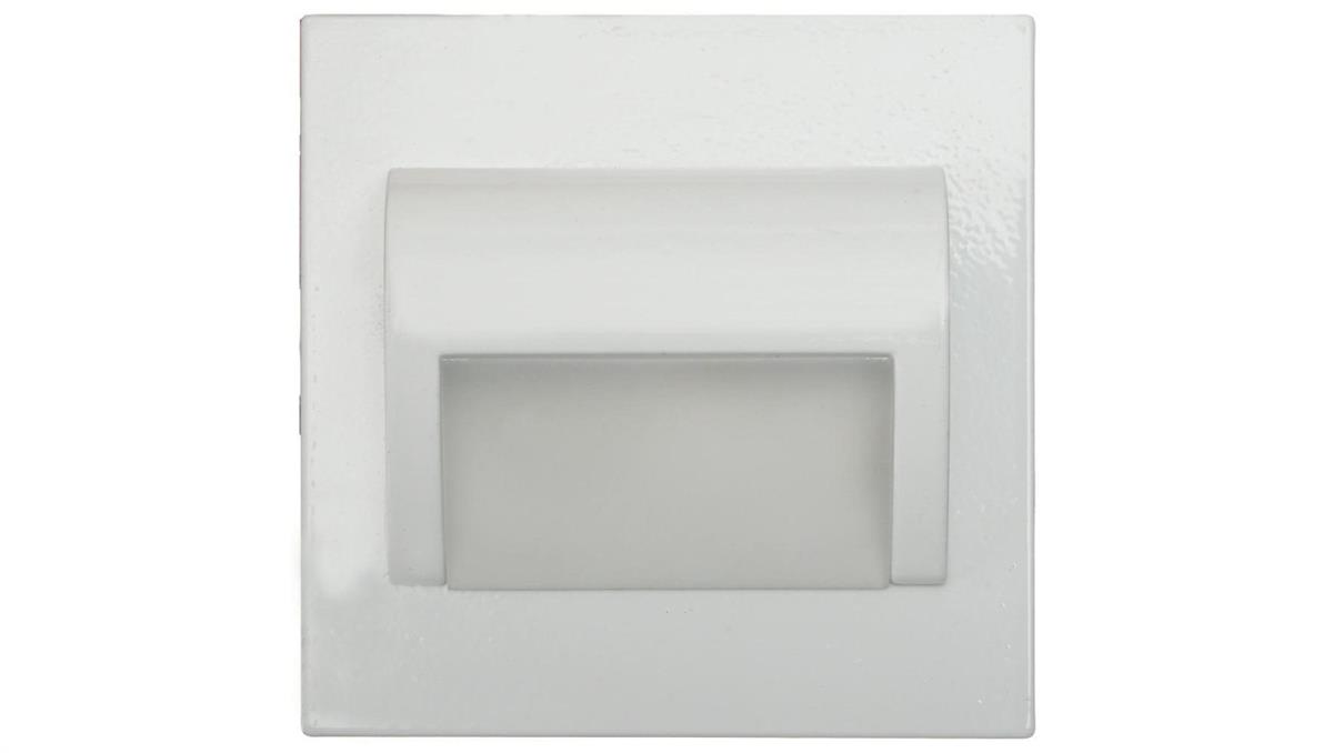 Oprawa Beryl biała 1,5W 12V DC ciepła 9 led smd 3014 kwadrat do puszki fi 60