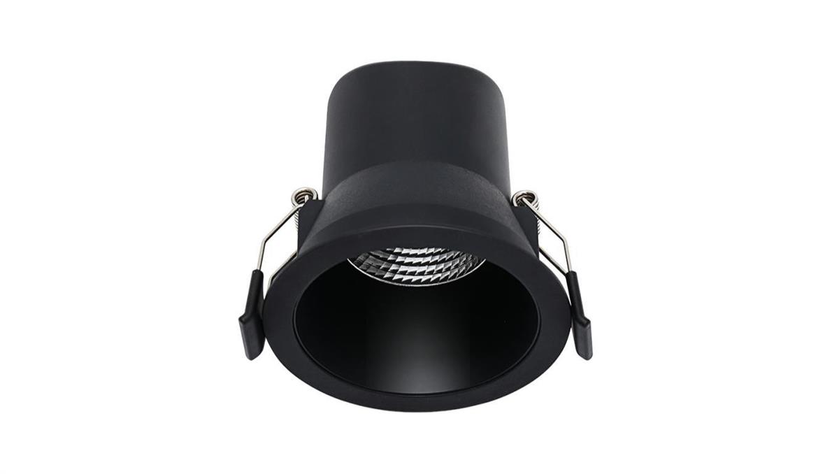 Spotlight LED 9W IP44 3000-4000K Czarny Wpuszczany