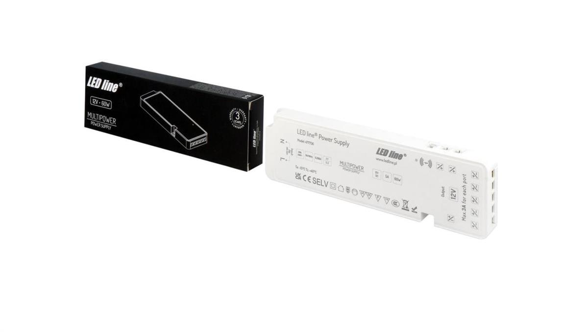 Dajar Zasilacz LED line Multipower 100-12 8,3A 100W 12V IP20 meblowy 3 lata gwar.