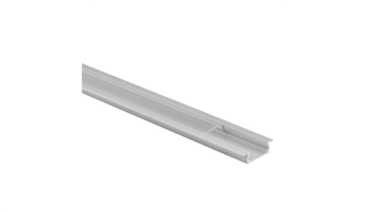 ECO LIGHT Profil P03 podtynkowy anodowany +klosz transp. 3m