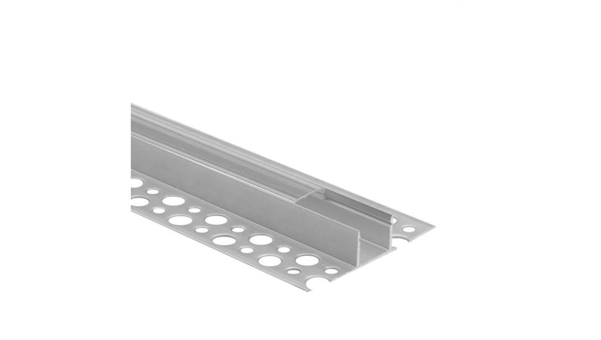 ECO LIGHT Profil GN03 natynkowy anodowany +klosz transp. 3m