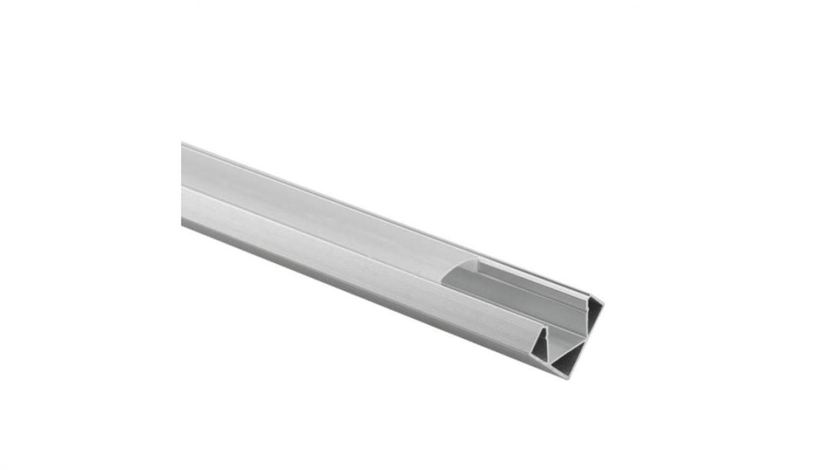 ECO LIGHT Profil R03 narożny anodowany +klosz mrożony 3m