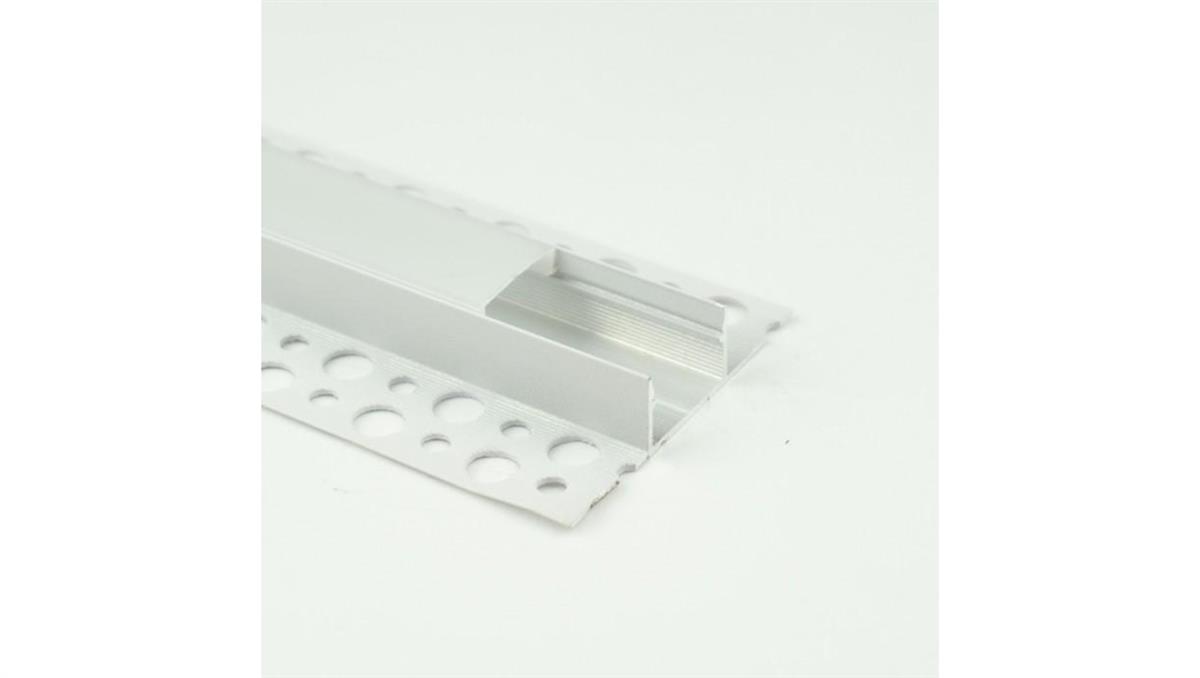 ECO LIGHT Profil GNS02 natynkowy biały + klosz mleczny 2m