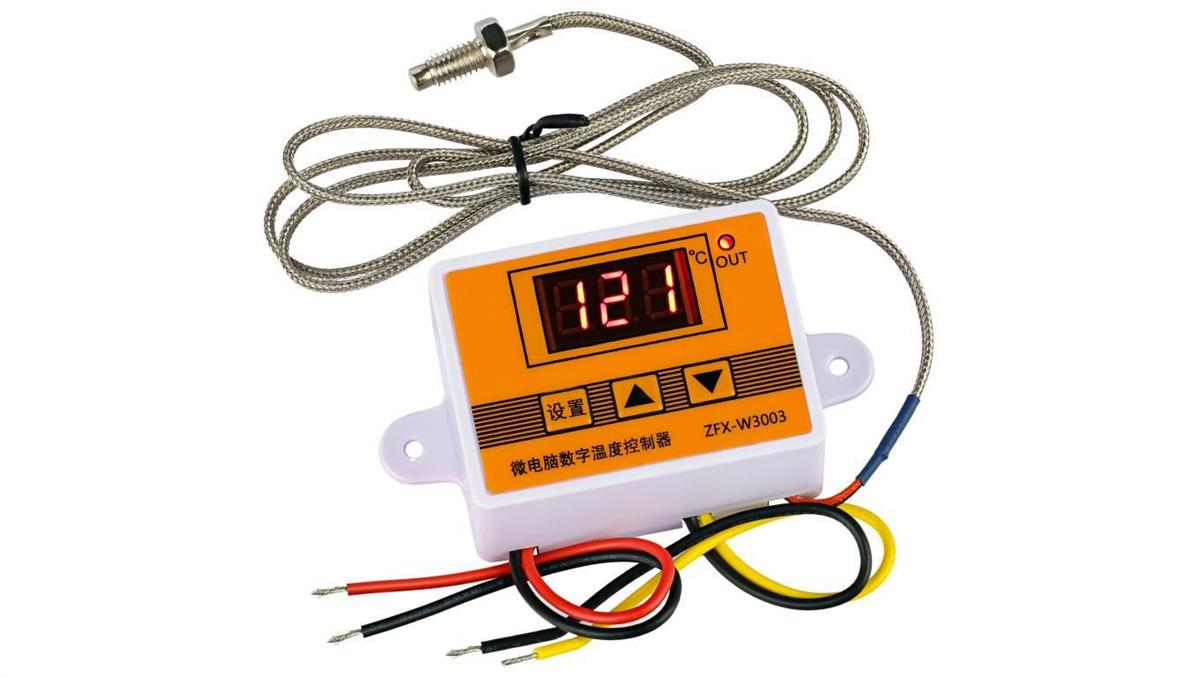 TERMOSTAT ELEKTRONICZNY REGULATOR TEMPERATURY STEROWNIK 0 - 450C 230V