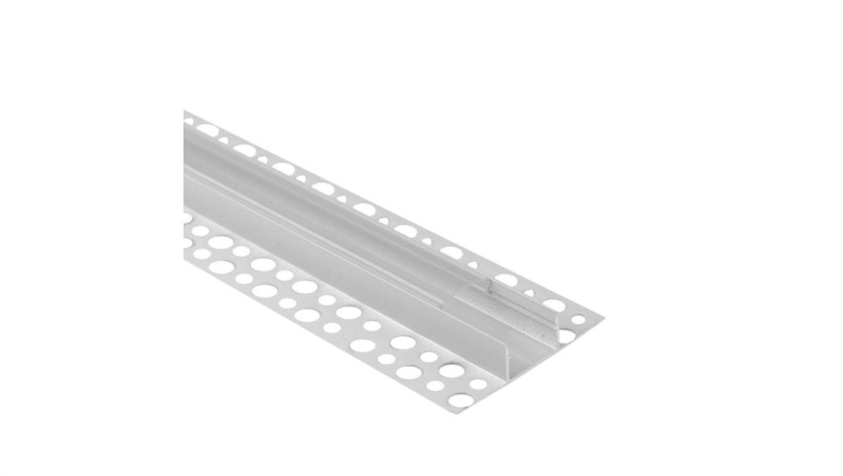 ECO LIGHT Profil GNS02 natynkowy biały + klosz transp. 2m