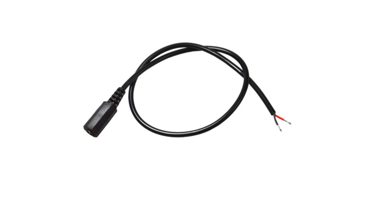 Gniazdo DC 2,5/5,5 na kablu 45cm op/100