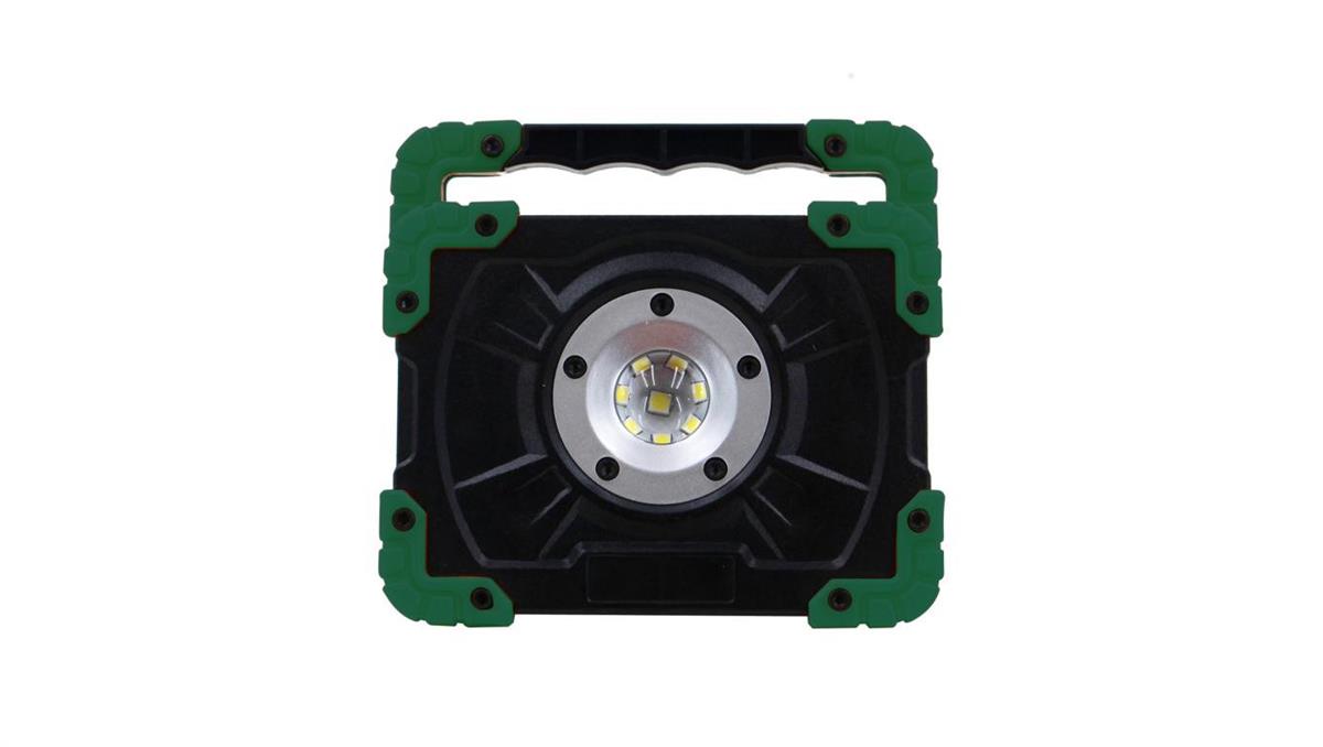 DUWI INTERNATIONAL Latarka oprawa robocza akumulatorowa Campino 5W LED, 500lm, 7500K, 1200MAh, Powerbank, czar-ziel. / 47110