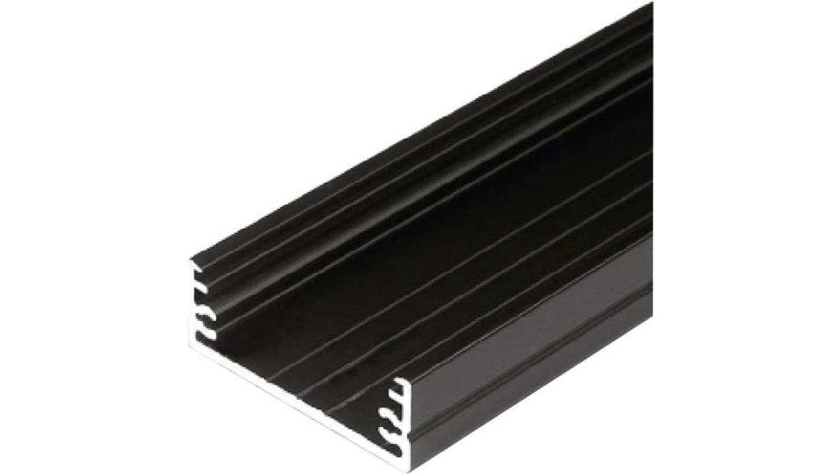 TOPMET Light Profil WIDE24 2m czarny G/W szeroki 84030021