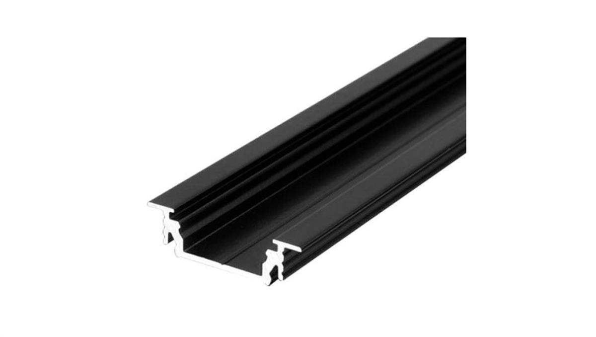 TOPMET Light Profil led Groove10 2m anodowany czarny 76210021