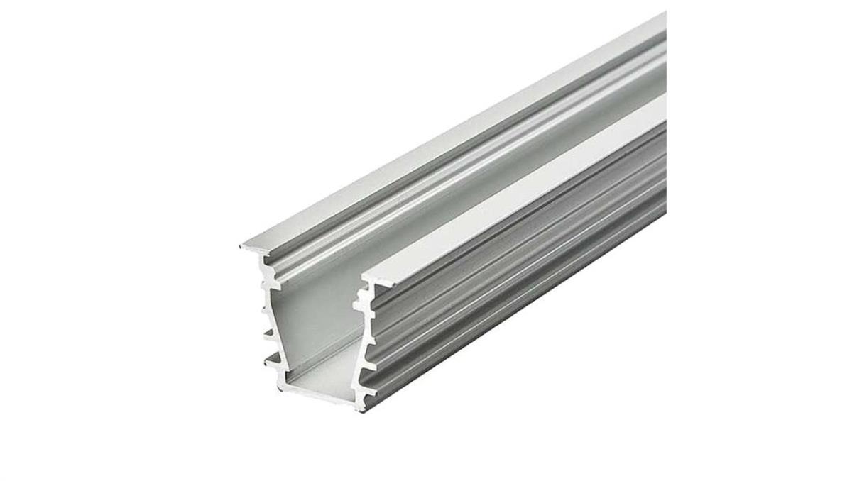 TOPMET Light Profil led DEEP 2m anodowany wpuszczany głęboki 96030020