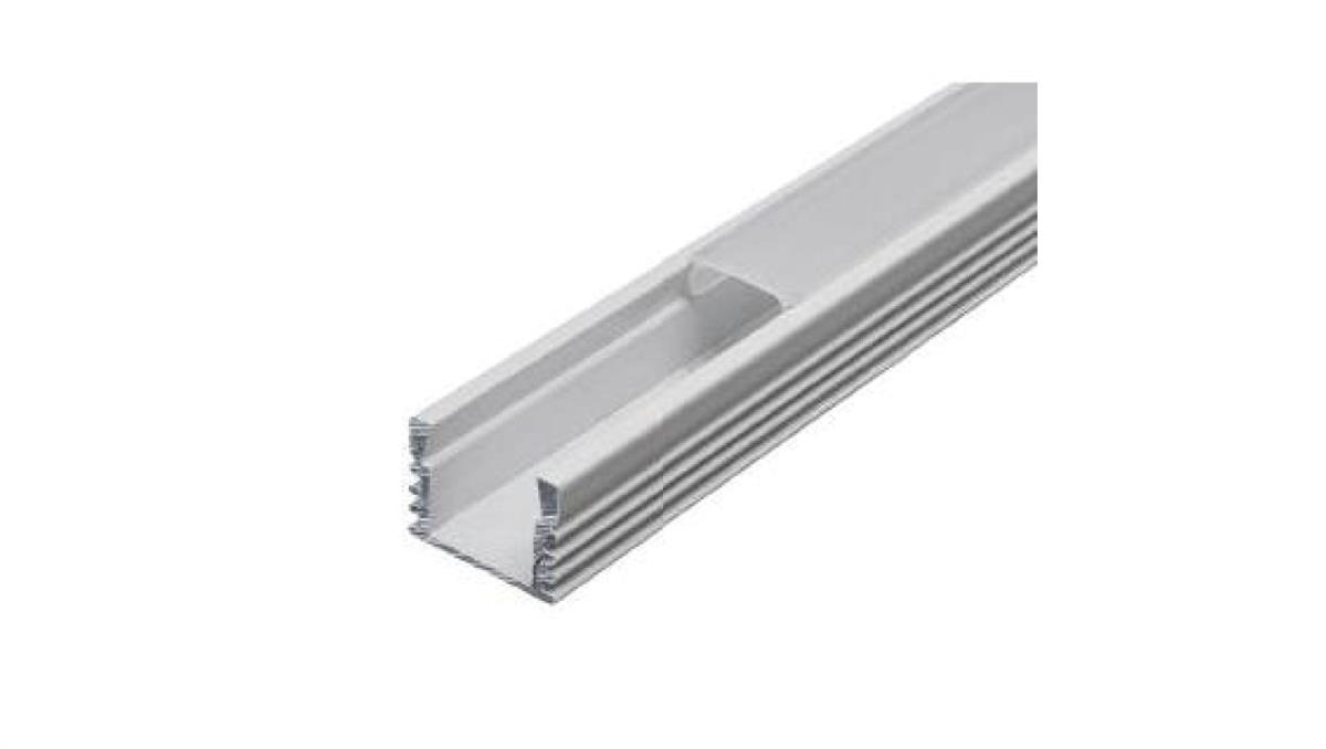 PREMIUMLUX Profil led biały MiniLUX MAXI 2m wysoki głęboki nawierzchniowy