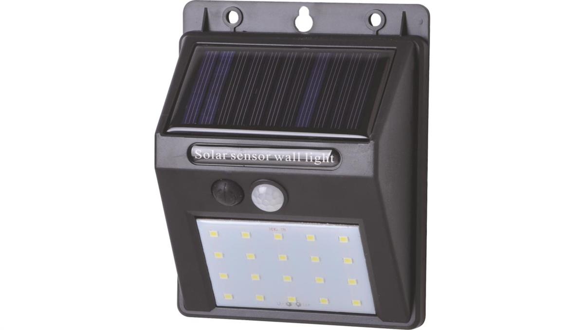 Lumax NAŚWIETLACZ SOLARNY 80LM 3.7VX1200MAH 770 IP44 Z CZUJNIKIEM LGS010S