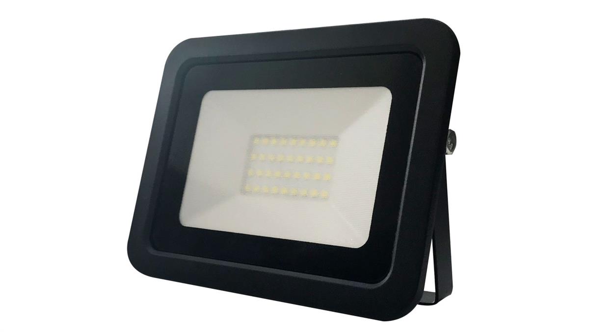 Lumax Naświetlacz LED PLATI 30W 2400lm 4000K IP65 czarny LFL105N