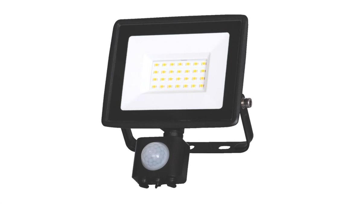 DUWI International Naświetlacz Floodlight Slim G9 z czujnikiem ruchu 30W LED, 3040lm, 4000K, grafitowa / 47966