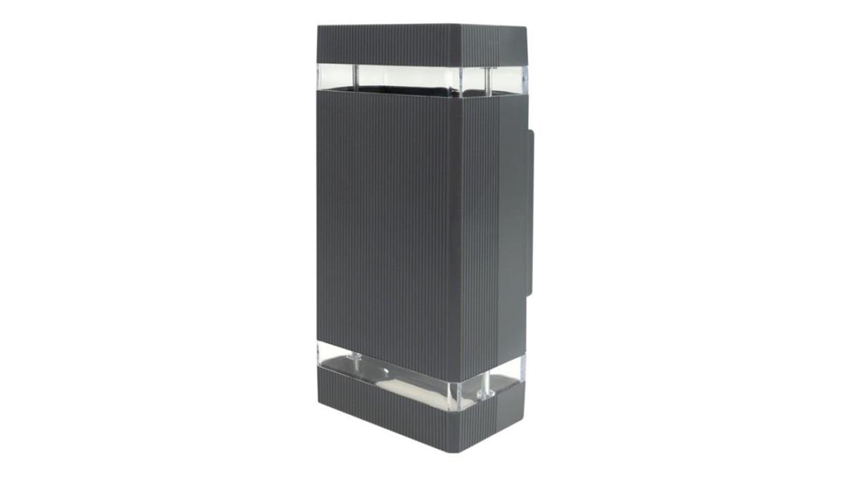 Oprawa elewacyjna plastik OE-6S 2xGU10 ANTRACYT
