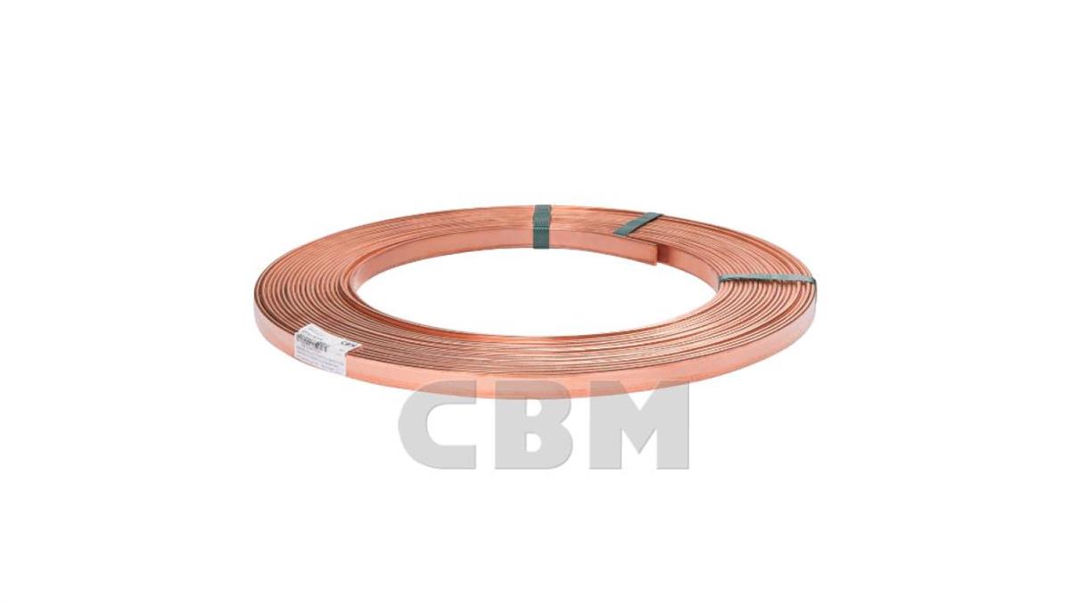 Bednarka pomiedziowana, 30x4mm St/Cu, 0,070mm Cu ok. 25m ok. 26kg /C1100275(25M)
