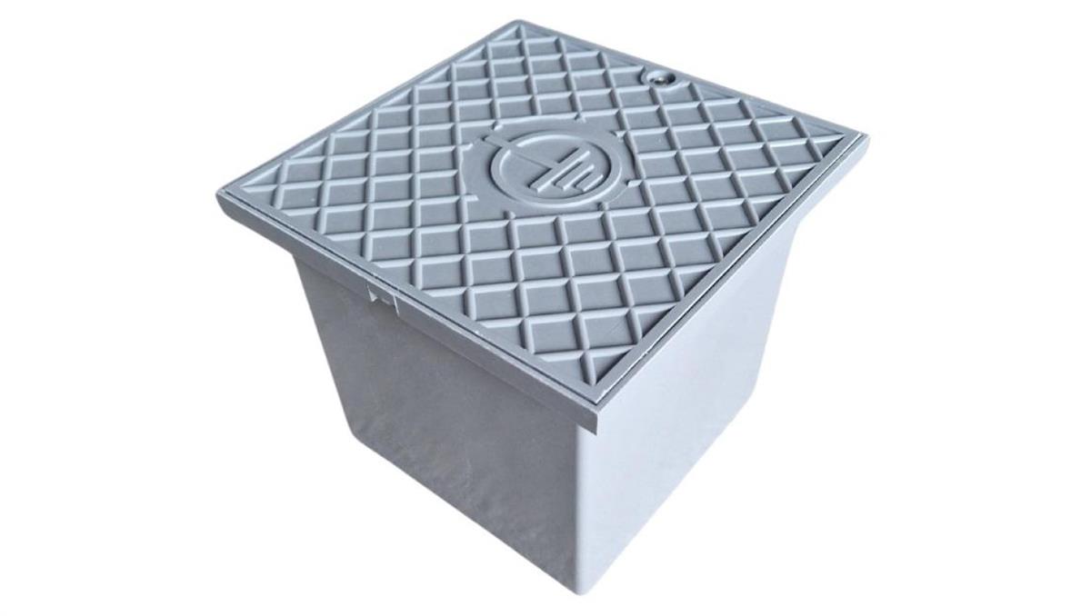 EUROELECTRO Puszka do złącza odgromowego uziomowego IK10, 200x200x165mm bez dna