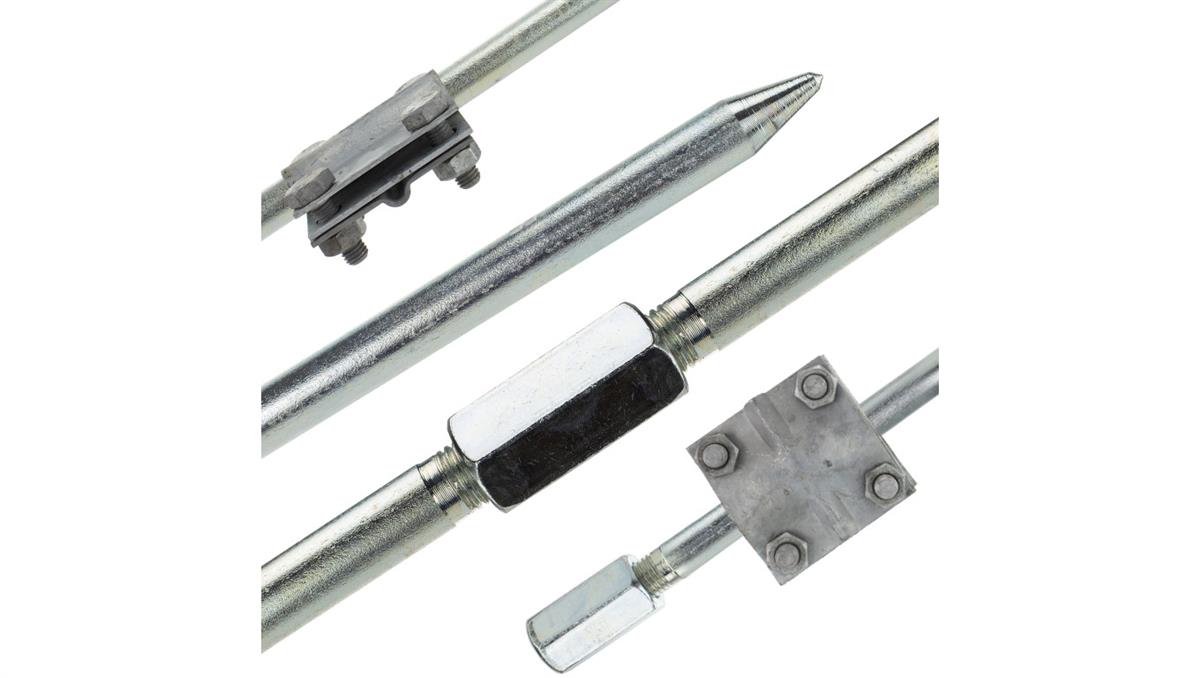 Pawbol Uziom ocynkowany gwintowany kompletny 6m (4x1,5m)