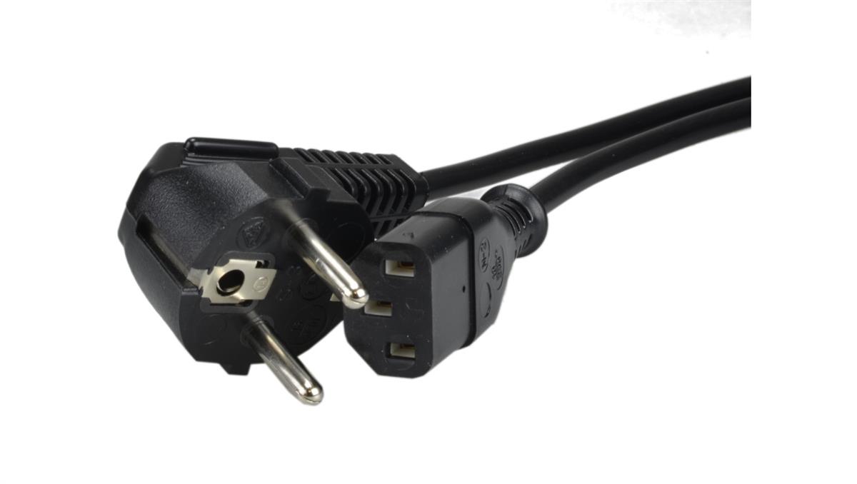Kabel zasilający 230V 10A z gn. IEC320 C13 1,5m