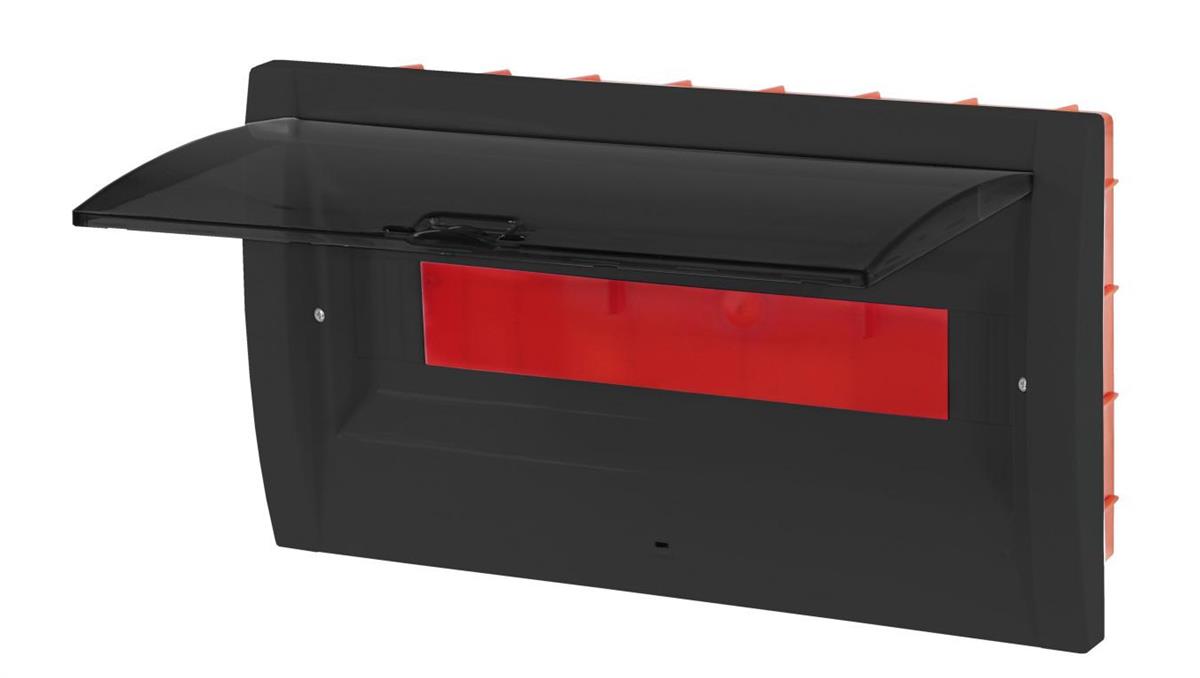 Adelid Rozdzielnica podtynkowa 18 modułowa CZARNA CZRM-PT-18M