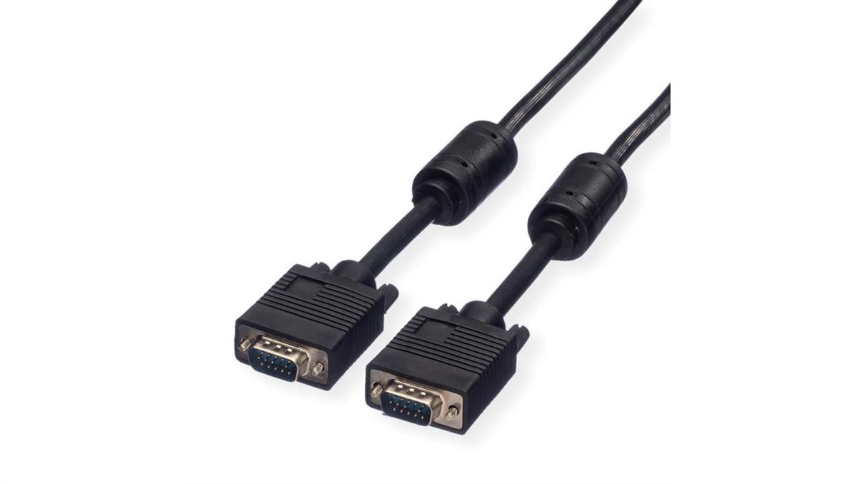 Kabel ROLINE HQ VGA HD15 M/M z rdzeniem ferrytowym, 2 m