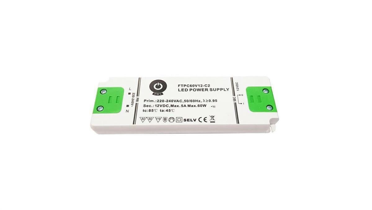 Zasilacz FTPC60V24-C2 60W 24VDC 2,5A POSPOWER meblowy