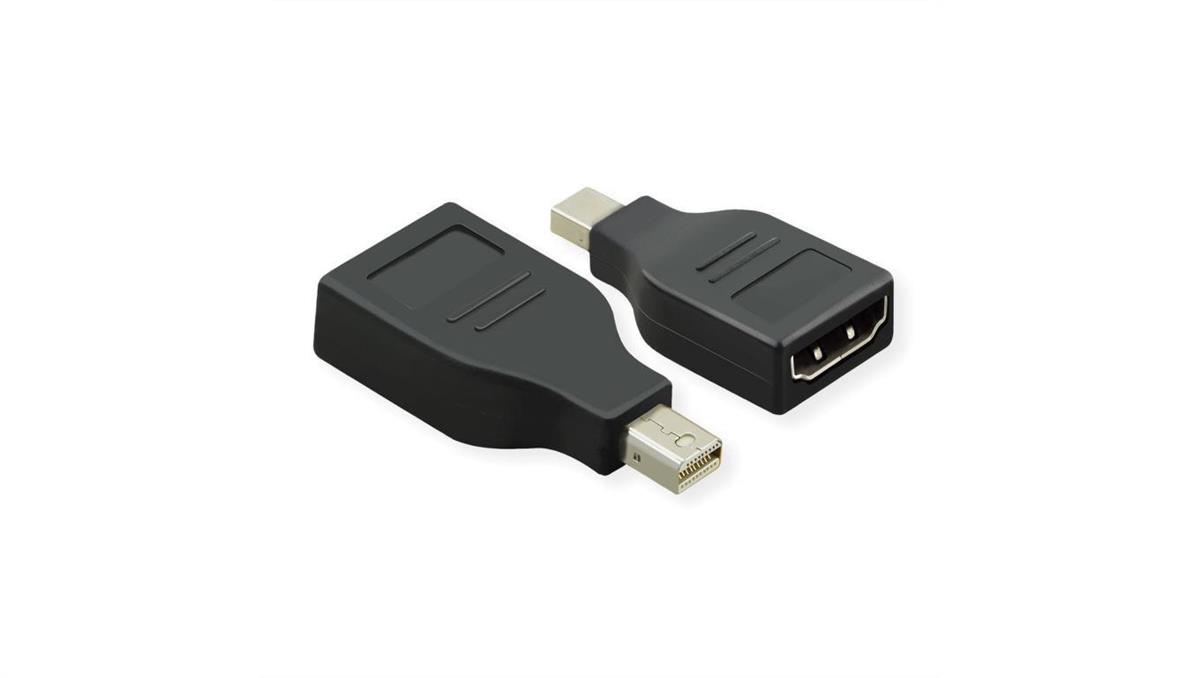 VALUE Adapter Mini DisplayPort - HDMI, Mini DP męski - HDMI żeński