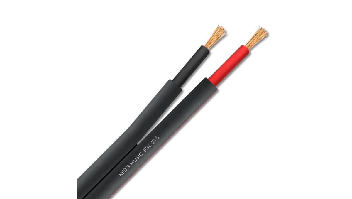 REDS MUSIC Hi-Fi Flexible Speaker Cable 2 x 1,5mm2 OFC Płaski PVC - Kabel głośnikowy - FSC-215 - /100m/