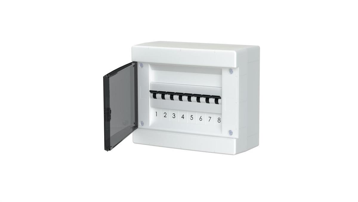 Pawbol Rozdzielnica modułowa natynkowa plastikowa 1x8 IP40 C.1308-P