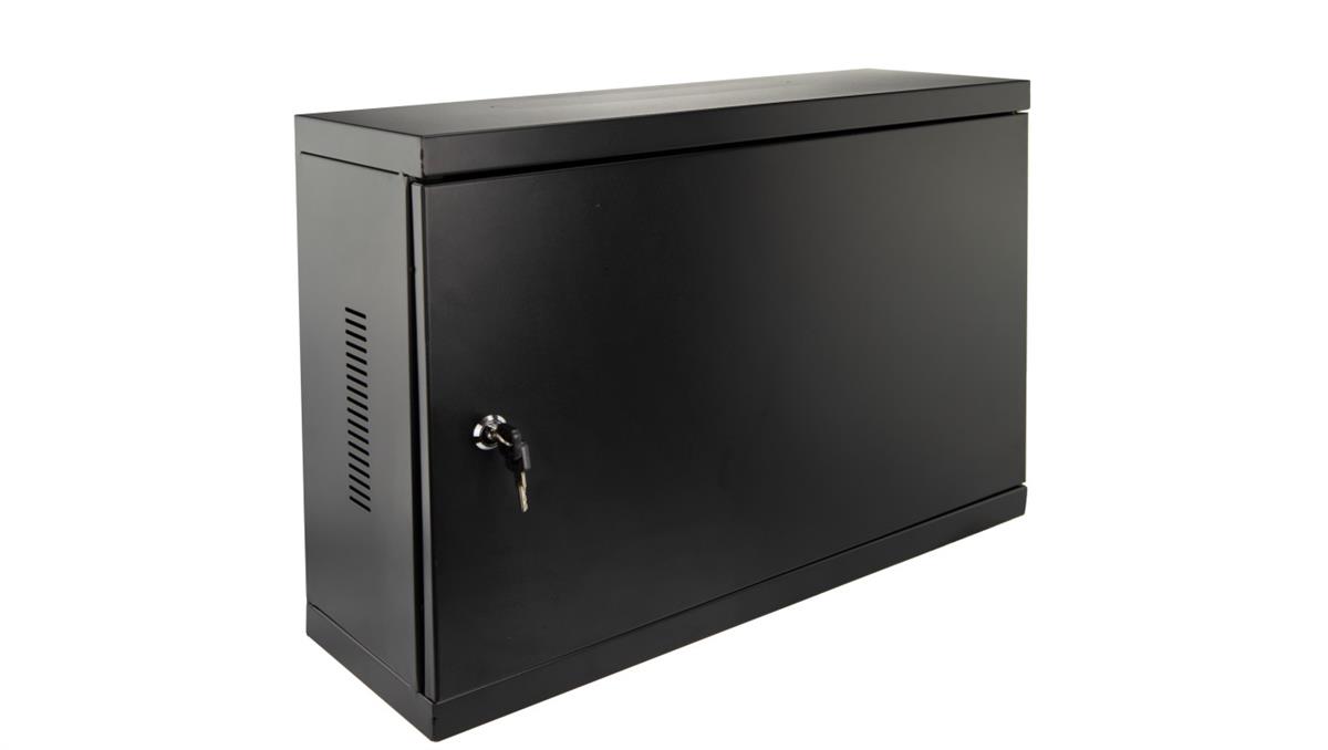 Szafa wisząca RACK 19 cali 3U 180mm czarna TPR CATV NEKU