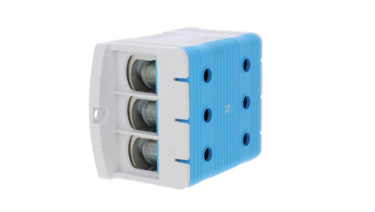 Ergom Złączka szynowa 3-torowa ZJUN-3x240/BL niebieska R34RR-07010022601