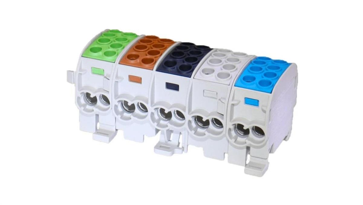 SIMET Blok rozdzielczy-odgałęźny Al/Cu SCB 35-5X (80250) SIMBLOCK pięciobiegunowy 35mm2 zie/brą/cza/sza/nie 81507030