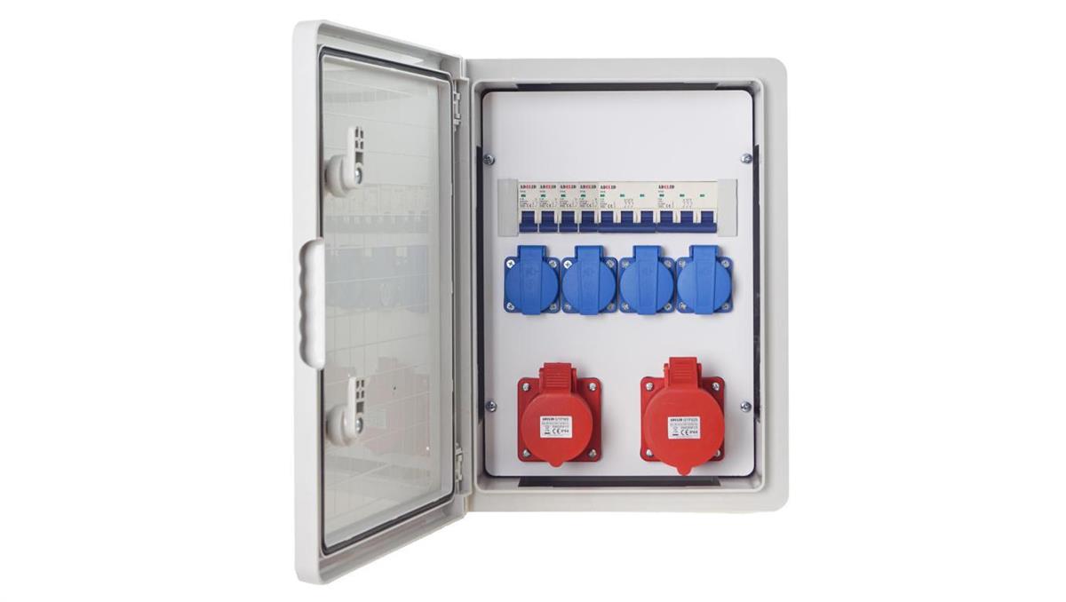 ADELID RSZ ROZDZIELNIA ELEKTRYCZNA ROZDZIELNICA BUDOWLANA SKRZYNKA ABS 32A 16A RSZ12-114C114