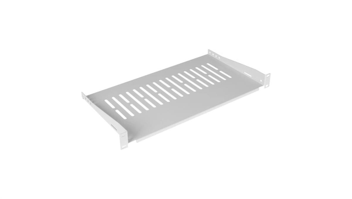 Półka stała do szafy RACK 19 1U 250mm szara NEKU