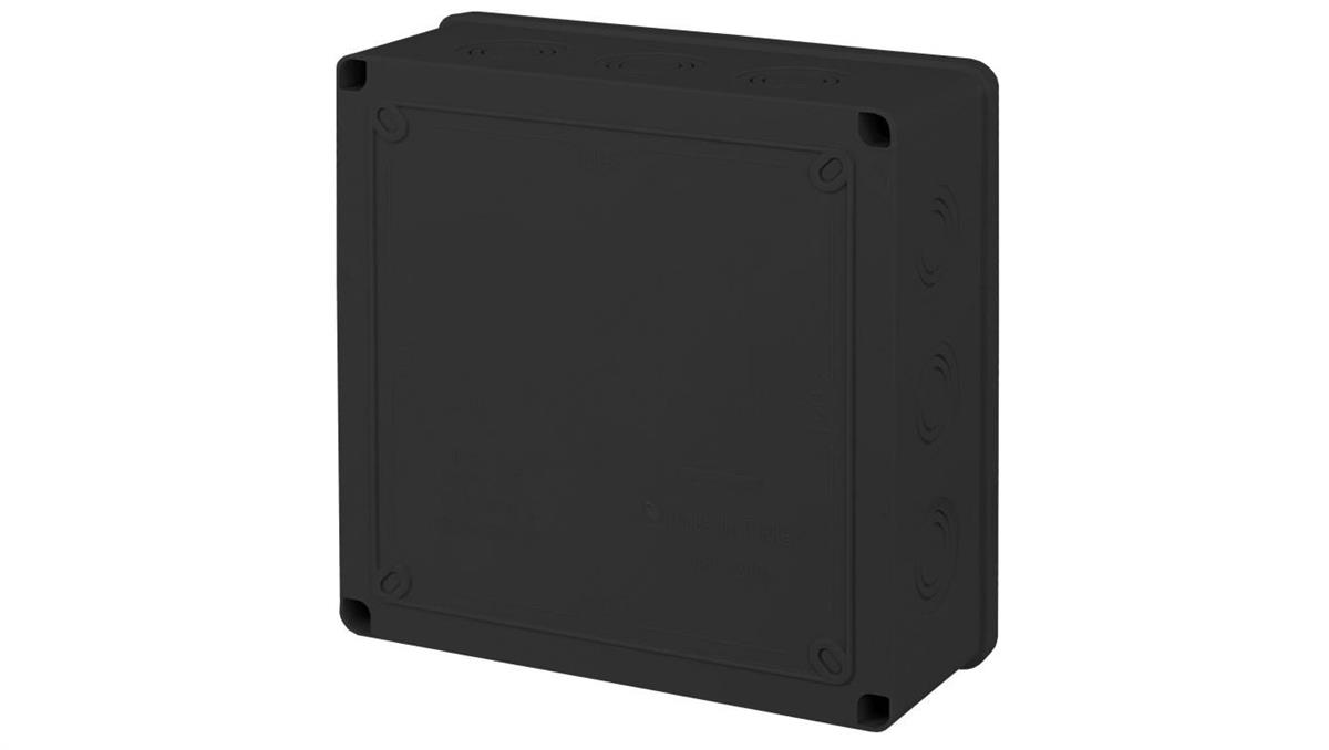 ADELID CZARNA PUSZKA INSTALACYJNA HERMETYCZNA ELEKTRYCZNA CZPI.200X200X80