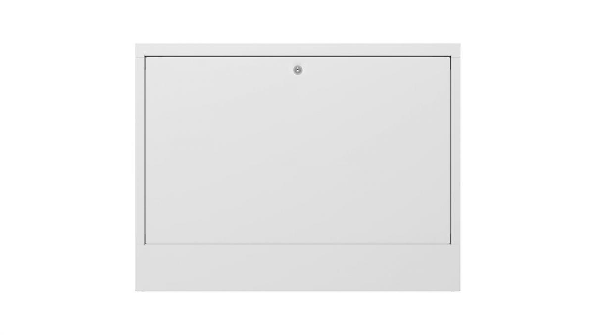 Szafka natynkowa ORN-4 do montażu rozdzielacza hydraulicznego na 10 obwodów grzewczych 760x121x580mm biała