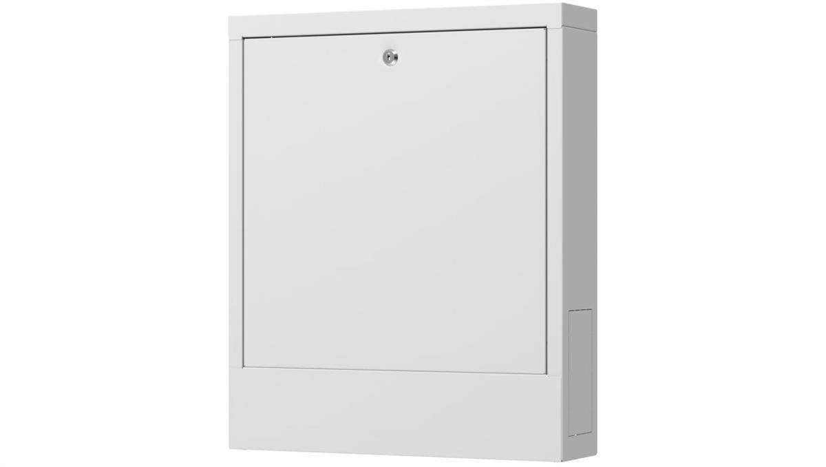 Szafka natynkowa ORN-2 do montażu rozdzielacza hydraulicznego na 6 obwodów grzewczych 485x121x580mm biała