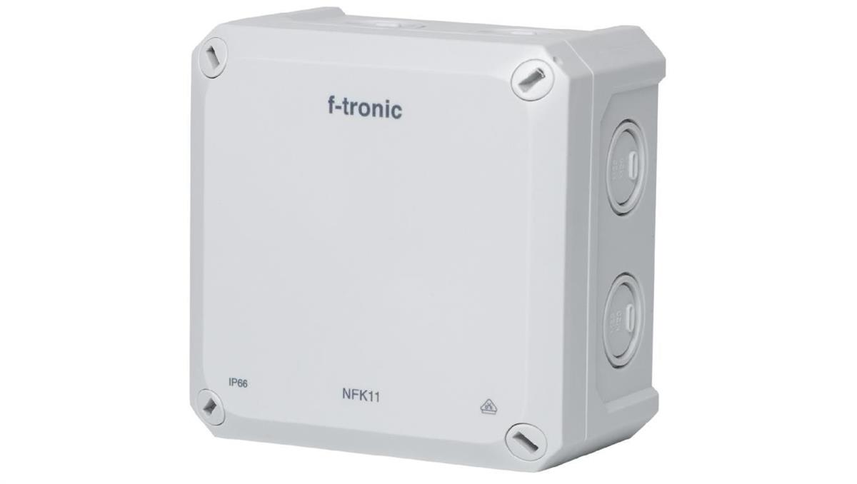 F-tronic Puszka instalacyjna natynkowa NFK11 110x110x67mm bezhalogenowa hermetyczna IP66 szara NEPTUN Compact