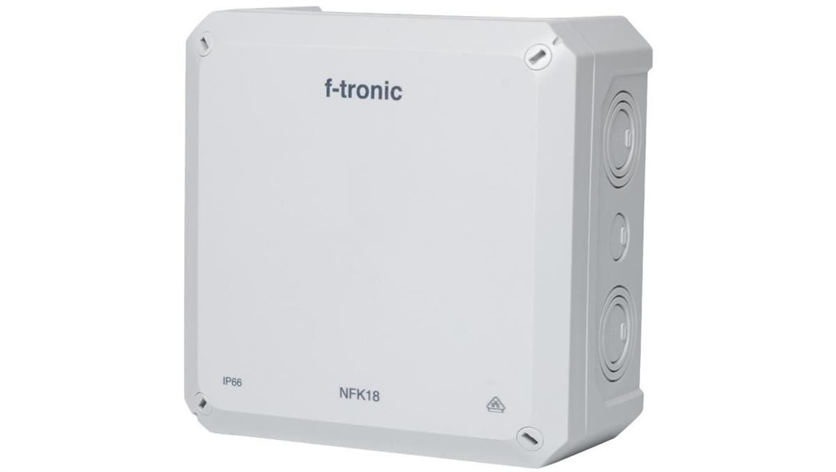 F-tronic Puszka instalacyjna natynkowa NFK18 180x180x93mm bezhalogenowa hermetyczna IP66 szara NEPTUN Compact