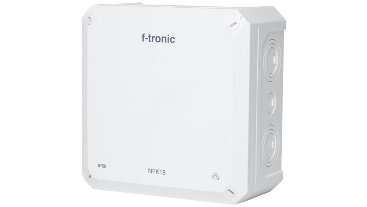 F-tronic Puszka instalacyjna natynkowa NFK18 180x180x93mm bezhalogenowa hermetyczna IP66 biała NEPTUN Compact