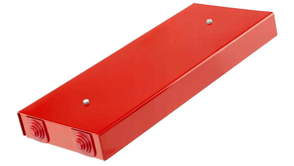 W2 POLAND Puszka przeciwpożarowa PIP-7A P10x2x4 prostokątna, E90, przelotowa, wymiary 114x30x286mm, czerwony 84627616
