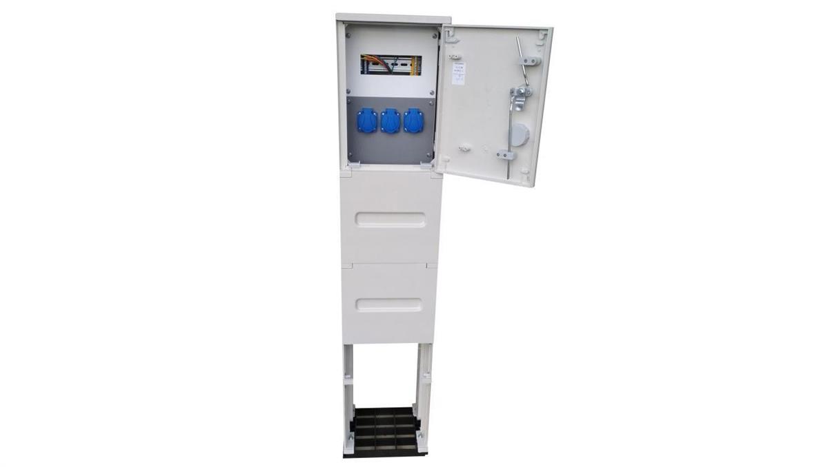 RBO24F Rozdzielnica budowlana z fundamentem 3x230V rozdzielnia erbetka złącze pomiarowe