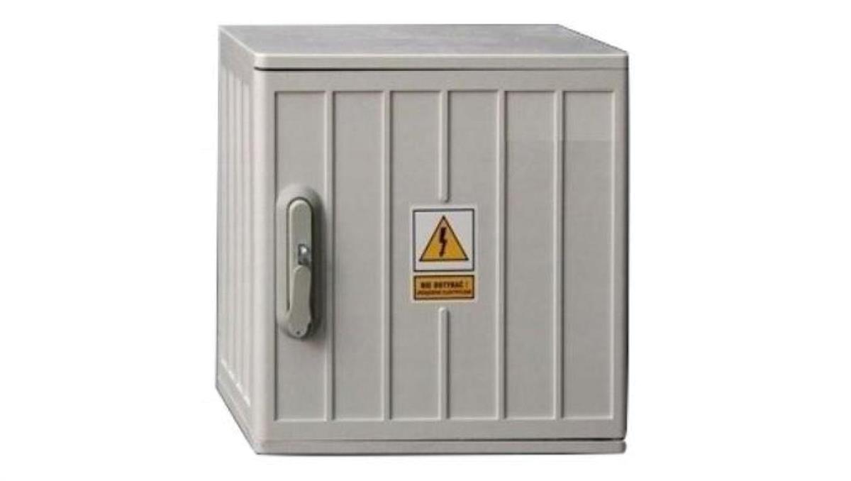 GAMA ELECTRIC RLT44 Obudowa termoutwardzalna 40x40 pusta IP 44 rozdzielnia elektryczna złącze kablowe rozdzielnica budowlana 400x400x250