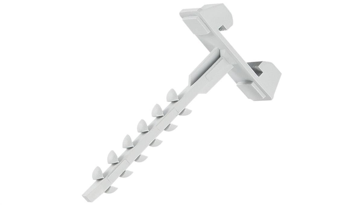 Kołek systemowy CMS 42mm do uchwytu kablowego CMS 15/30 bezhalogenowy szary F-TRONIC 100szt