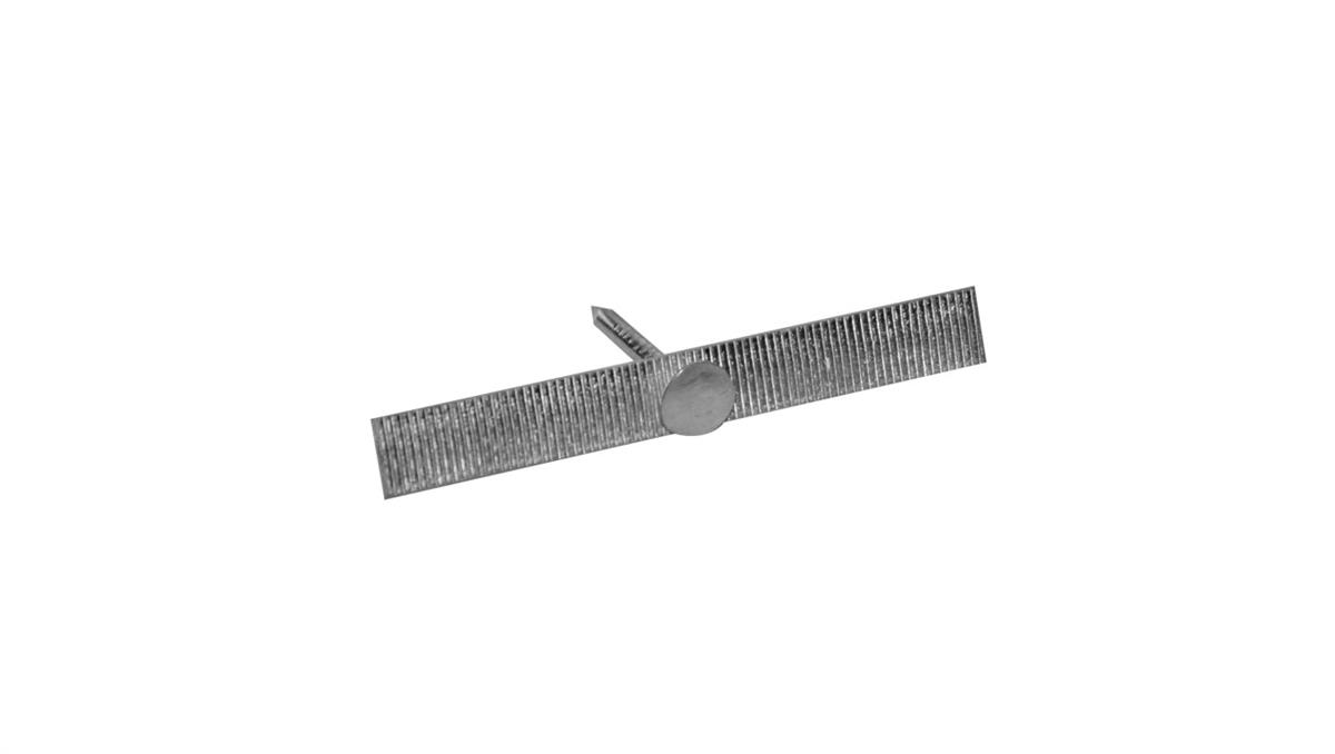 ALPROD Taśma aluminiowa cięta 80 mm z gwoździem 3x30 mm /1kg/ TA-Cg-80/1 /229szt./