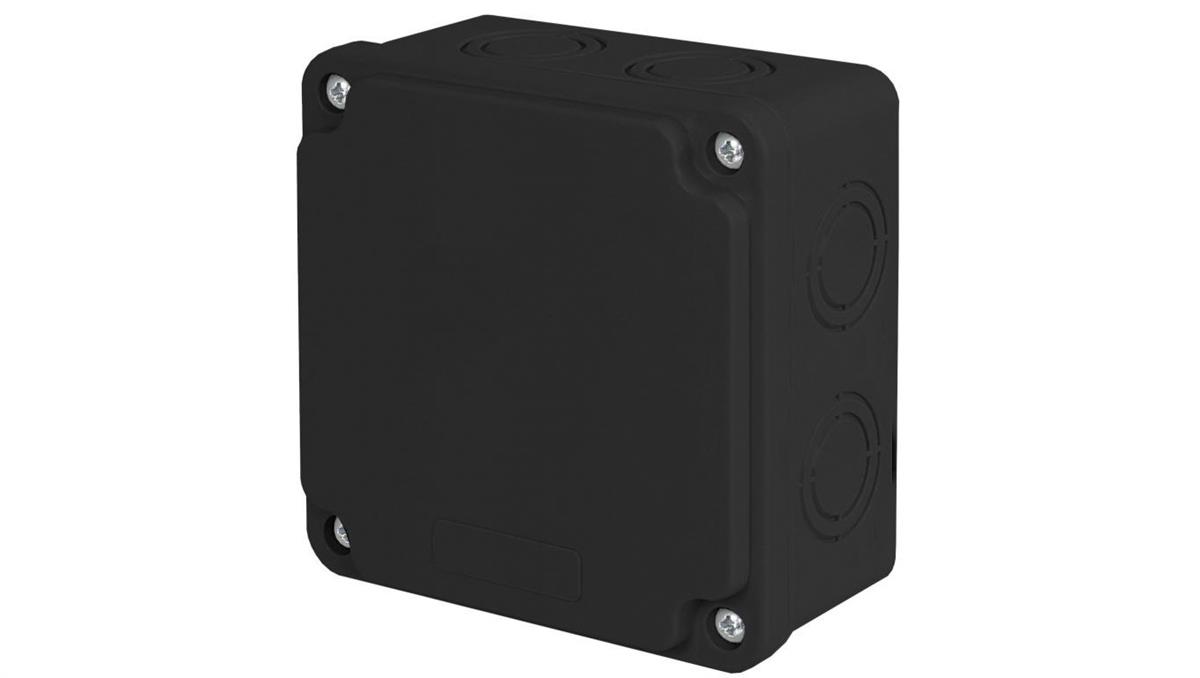 ADELID CZARNA PUSZKA INSTALACYJNA HERMETYCZNA ELEKTRYCZNA CZPI.150X150X80